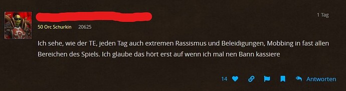 WoWForum rassismus