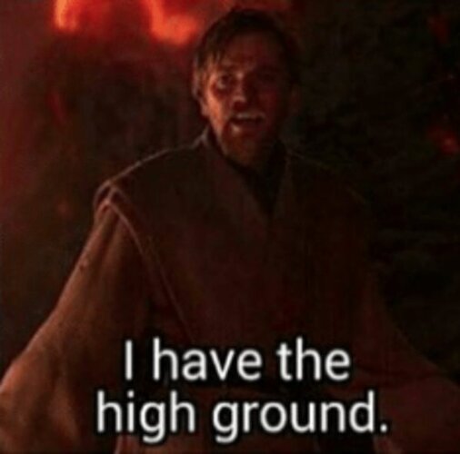 high ground