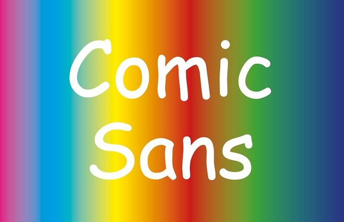 Comic sans