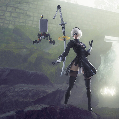 Square-Enix-Nier-Automata-Bringen-Kunst-2B-Maschine-Lifeform-Action-Figure-Kaine-Nier-Figur-puppe-modell