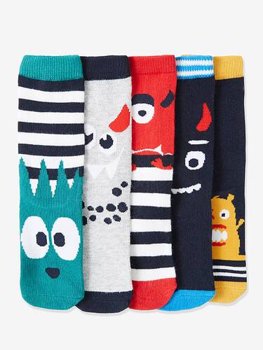 pack-of-5-pairs-of-monster-socks-for-boys