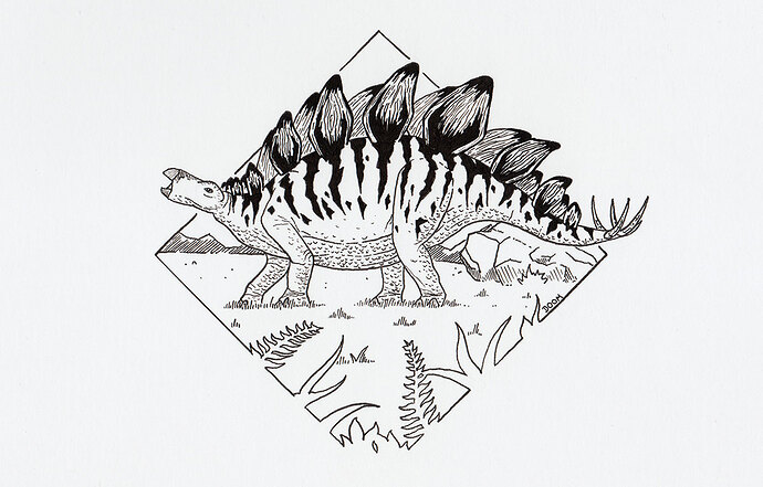 Stegosaurus-Viereck