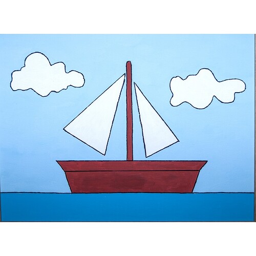 the-simpsons-sailing-boat-painting
