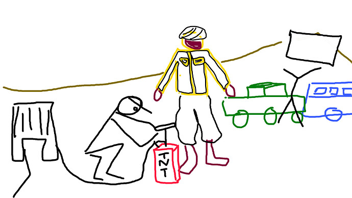 shitty painting pac the party