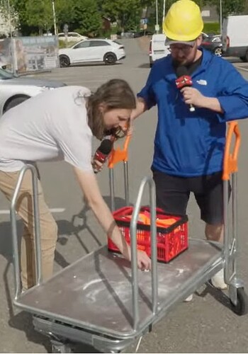 Der Chef als Bauarbeiter