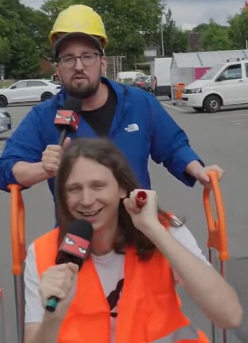 Der Chef als Bauarbeiter