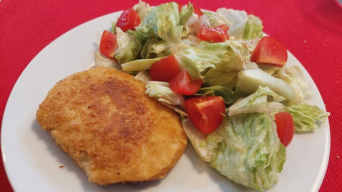 Mühlen Cordon Bleu mit Salat