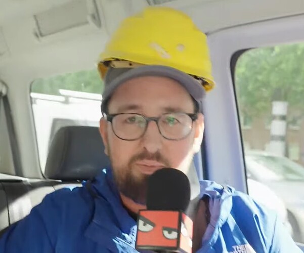 Der Chef als Bauarbeiter