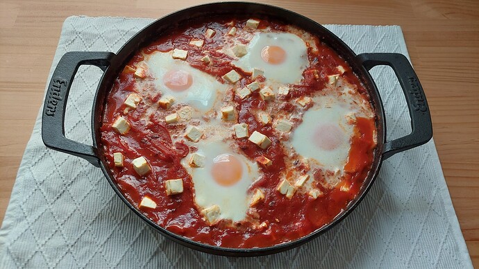 Shakshuka in Pfanne