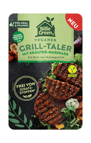 Billie-Green-Veganer-Grilltaler