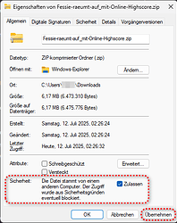 Hilft bei mir immer 😉