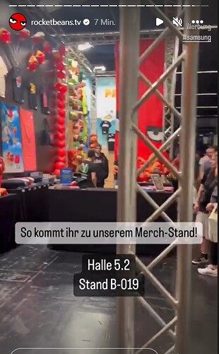 Merch Stand in Halle 5.2