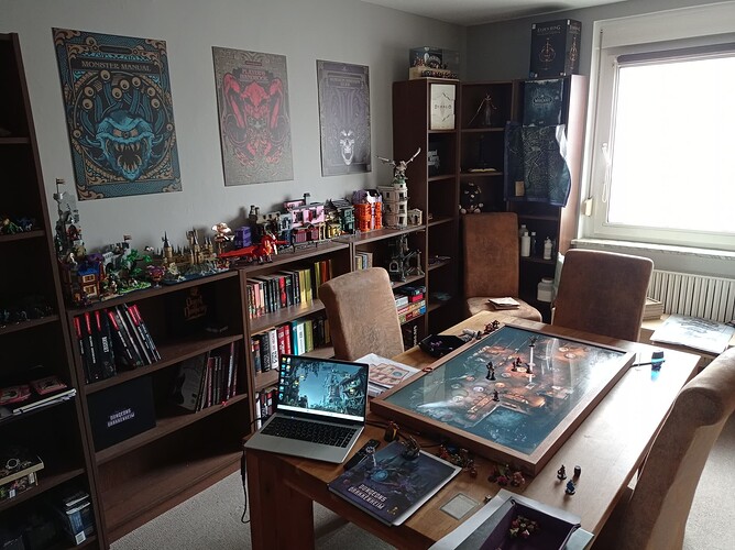Pen and Paper Gaming Area