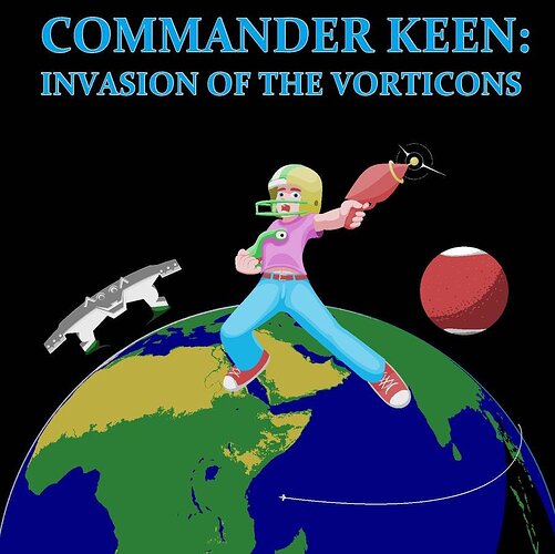 Commander Keen in Invasion of the Vorticons