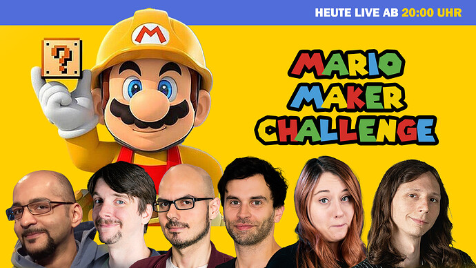 Mario maker Challenge - Twitter