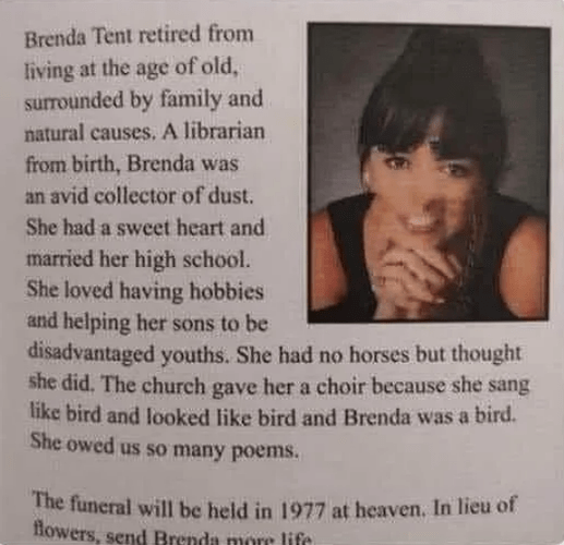 Brenda the bird