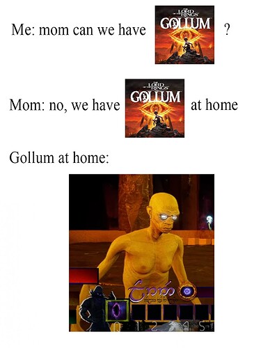 gollumathome