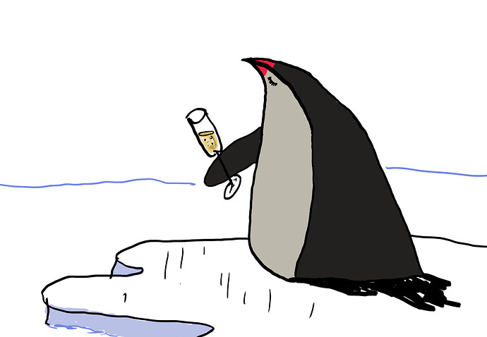 elegant pinguin