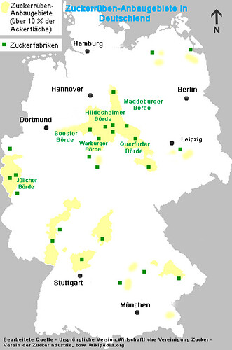 zuckeranbaugebiete
