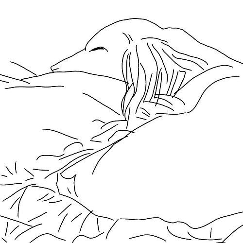 schlafender Halbdackel