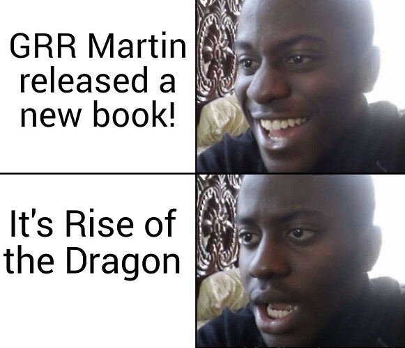 Disappointed Guy GRR Martin