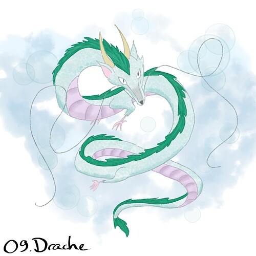 Beanstober 23 - 09 Drache