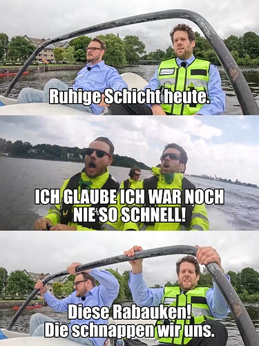 MoinMoin OD 2025 4 Polizei Tretboot verfolgung