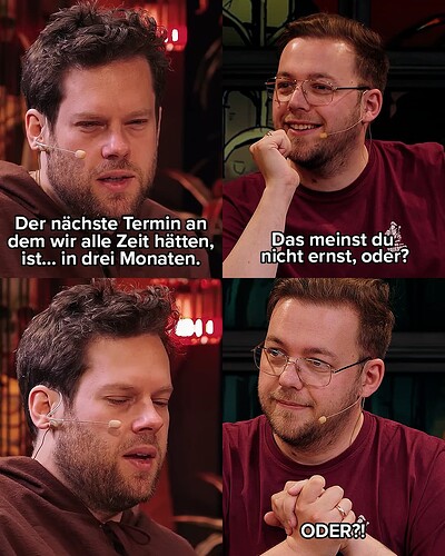 Termine finden ist schwer ...