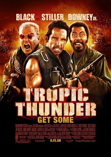 Tropic Thunder (2008) Filmplakat