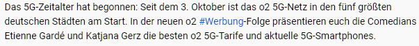 Screenshot_2020-10-09 #Werbung o2 5G-Netz – Tarife und Smartphones mit Katjana Etienne Folge 5 (Gewinnspiel)