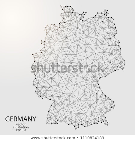 map-germany-consisting-3d-triangles-450w-1110824189