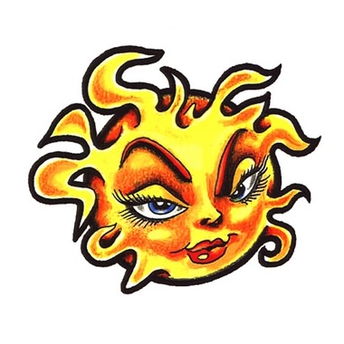 sexy-look-sun-tattoo