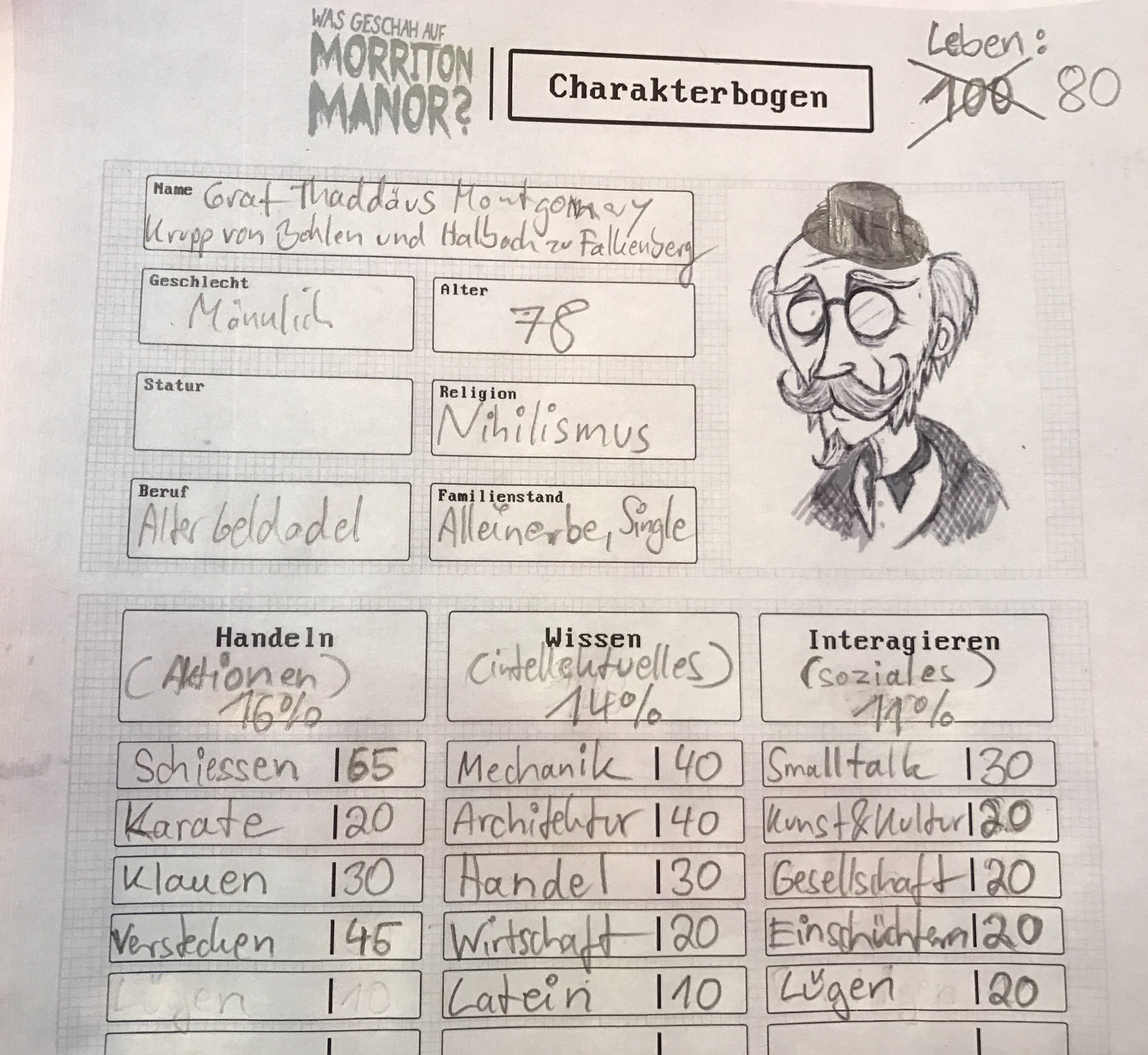 Pen And Paper Charakterbogen : DSA-Online - Das Schwarze Auge Online
