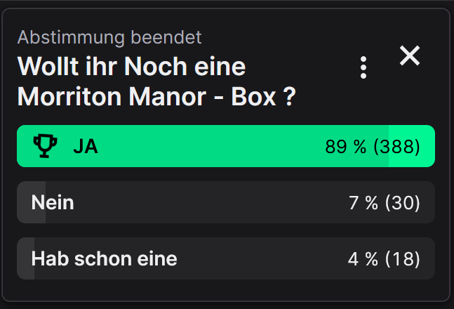 Housten wir brauchen mehr boxen