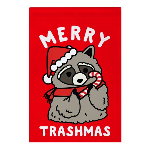 gardenflag-whi-one_size-t-merry-trashmas-raccoon