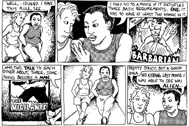 Dykes to Watch Out For (Bechdel test origin)